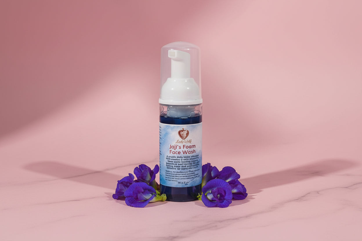Jaji’s Foam – Face Wash “Clean skin, no drama.”