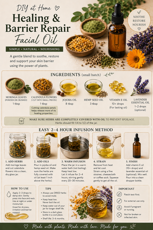 DIY Healing Barrier Repair Oil (Simple At-Home Recipe)