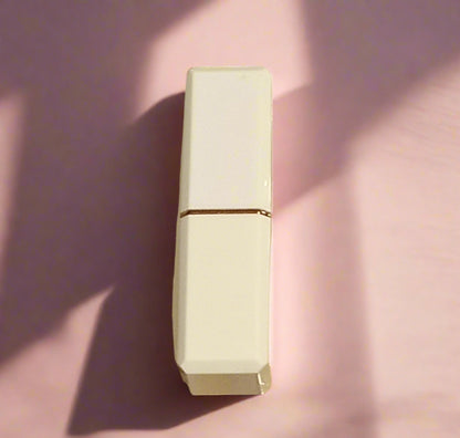 Organic natural lipstick with beeswax, sal butter, and castor oil